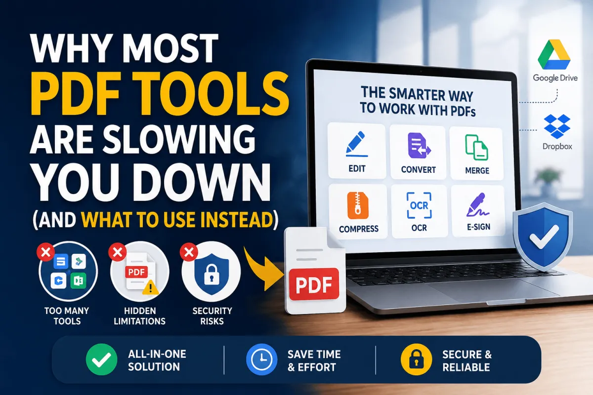 Why Most PDF Tools Are Slowing You Down (And What to Use Instead)