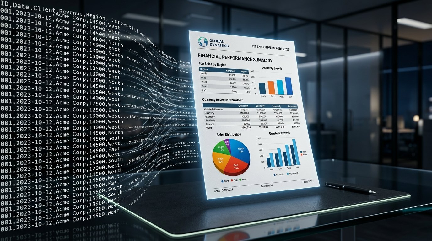 How to Turn CSV & Raw Data Tables into Publication-Ready PDF Reports